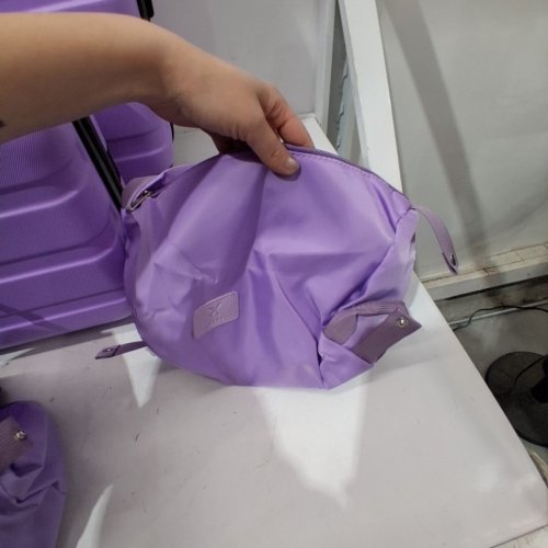 6PC GOWILL HARDSIDE LUGGAGE/SUITCASE SET WITH TRAVEL BAGS, SPINNER WHEELS AND TSA LOCKS - 13"/20"/24"/28" - TARO PURPLE - (MODEL: S45/19S/10739608060174 ) image 5