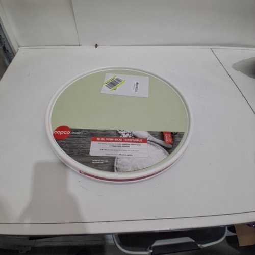 COPCO BASICS NON-SKID TURNTABLE - 18" - CREAM image 2