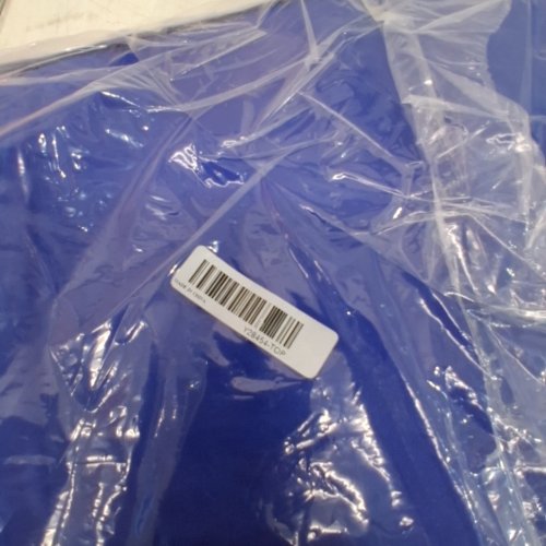 WATER RESISTANT REMOVABLE CANOPY TENT CURTAIN WITH WINDOWS - 6.9FT X 29.5FT - BLUE image 2