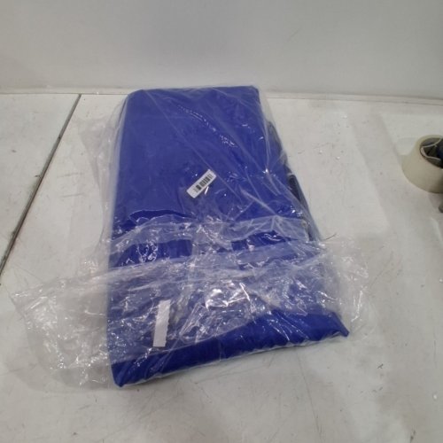 WATER RESISTANT REMOVABLE CANOPY TENT CURTAIN WITH WINDOWS - 6.9FT X 29.5FT - BLUE image 5