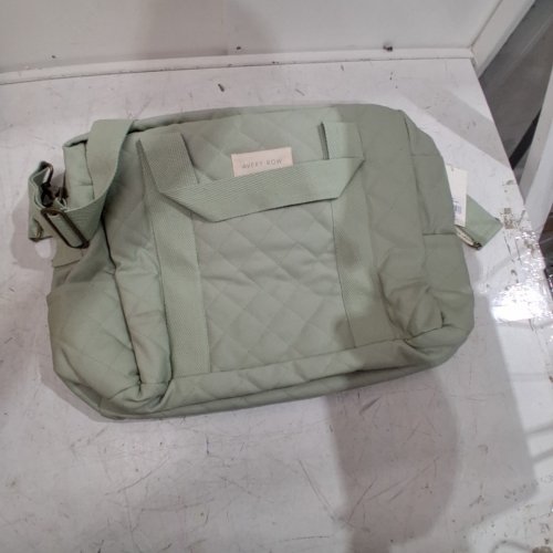 AVERY ROW DOUBLE POCKET BABY DIAPER BAG - 19" X 12" - SAGE image 2