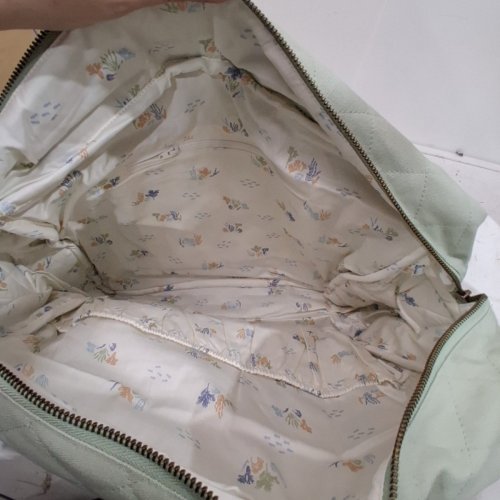 AVERY ROW DOUBLE POCKET BABY DIAPER BAG - 19" X 12" - SAGE image 3