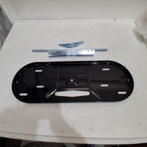 PEAKTOW RV CAMPER DUAL PROPANE TANK MOUNTING RACK - FOR 20 LBS TANKS - BLACK (MODEL:PTR0034) image 2