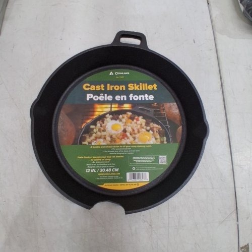 COGHLAN'S CAST IRON SKILLET - 12" - BLACK (MODEL: 2327) image 3