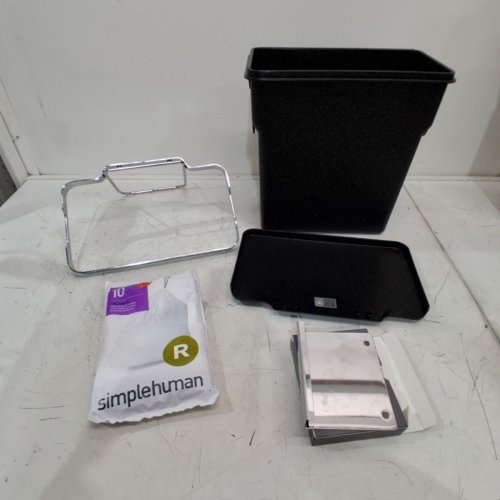 SIMPLEHUMAN IN-CABINET GARBAGE CAN - 10L - BLACK image 2