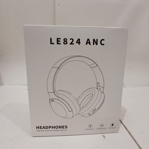 IKT WIRELESS OVER THE EAR ACTIVE NOISE CANCELING HEADPHONES - BLACK (MODEL: LE824ANC) image 3