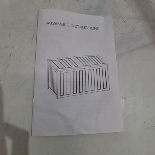 INDOOR AND OUTDOOR STORAGE BOX - GREY image 7