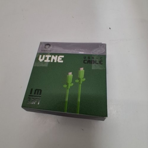 POWKONG FAST CHARGE USB-C TO USB-C CABLE - 3.3FT - GREEN VINE image 4