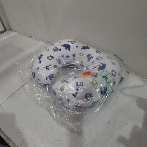 JOLLY JUMPER SITTER NURSING PILLOW CUSHION - ANIMALS/BLUE image 3