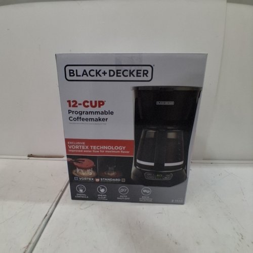 BLACK+DECKER 12-CUP COFFEE MAKER WITH VORTEX TECHNOLOGY - BLACK (MODEL: CM1110BC) image 5