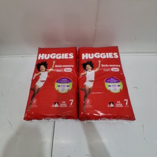 88PK HUGGIES LITTLE MOVERS DIAPERS - SIZE 7 - DISNEY MICKEY MOUSE image 2
