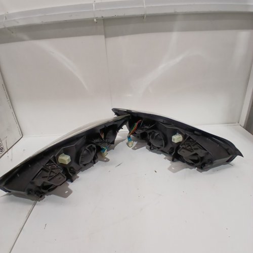 2PC HEADLIGHT HEADLAMP ASSEMBLY LEFT+RIGHT - FOR CHEVY MALIBU 2004-2008 - BLACK AND CHROME image 3