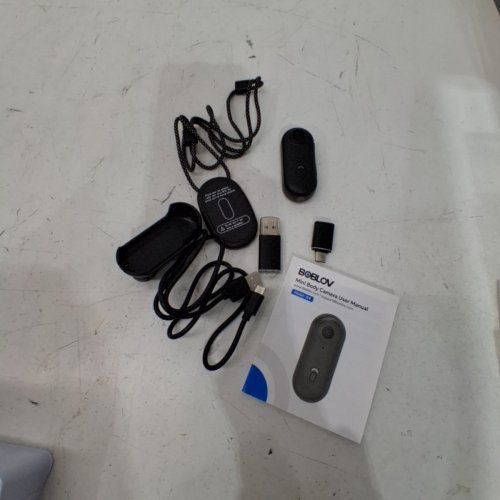BOBLOV WERABLE MINI BODY CAMERA WITH 360°ROTATABLE CLIP & MAGNETIC CLIP - 64G - 4K - BLACK (MODEL:W4) image 3