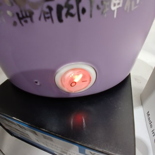 YUEERDE MINI INSTANT NOODLE ELECTRIC COOKER - NON STICK HOT POT - PURPLE image 2