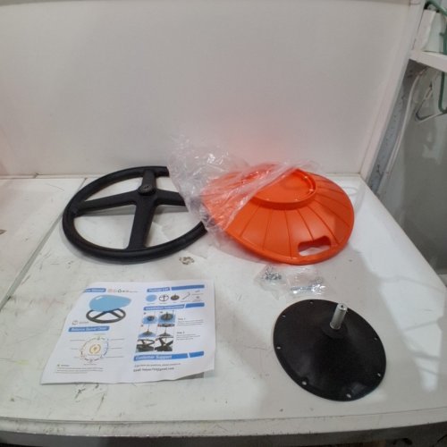 BALANCE SPINNING SWIVEL SENSORY CHAIR - SPINNING SENSORY CHAIR FOR FOCUS, COORDINATION, BALANCE - AUTISM SENSORY SWIVEL CHAIR - RED/BLACK image 2