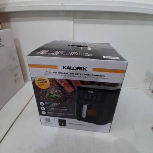KALORIK AIR FRYER WITH DIGITAL TOUCHSCREEN DISPLAY - 7QT/ 1500W- BLACK (MODEL: FT52324BK43) image 6