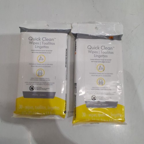 2 (30PK) MEDELA QUICK CLEAN WIPES FOR BREAST PUMPS AND ACCESSORIES - 60 WIPES TOTAL image 2