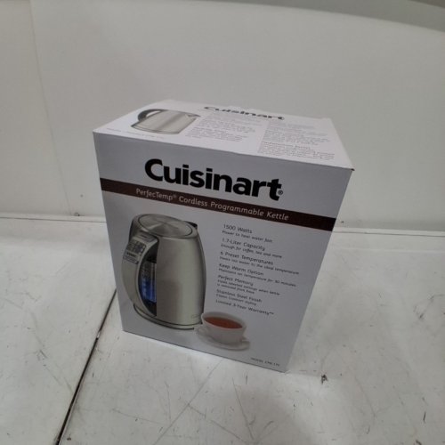 1.7L CUISINART PERFECTEMP CORDLESS PROGRAMMABLE KETTLE MODEL: CPK-17C image 6