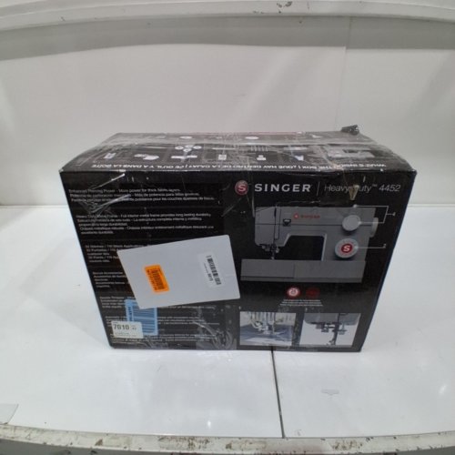 SINGER 4452 HIGH SPEED HEAVY DUTY SEWING MACHINE WITH ACCESSORIES - GREY (MODEL: 4452) image 8