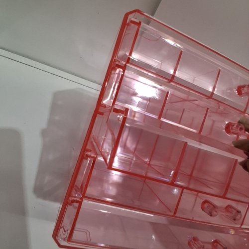 2PK PROCASE 10-LAYER ACRYLIC STORAGE ORGANIZERS - PINK (STYLE: TMSSH03-10PINK) image 4