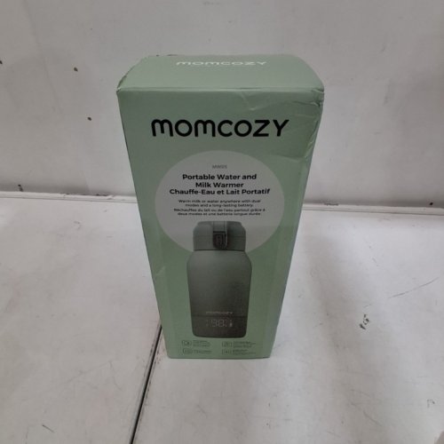 MOMCOZY PORTABLE BEVERAGE WARMER WITH DUAL HEATING MODES FOR BREAST MILK & WATER - 17OZ CAPACITY - PALE GREEN (MODEL: MW05) image 2