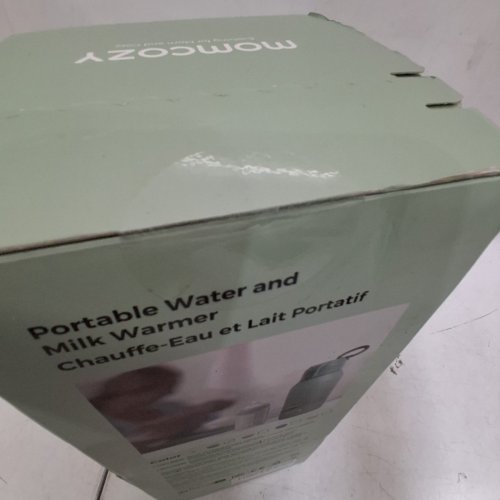 MOMCOZY PORTABLE BEVERAGE WARMER WITH DUAL HEATING MODES FOR BREAST MILK & WATER - 17OZ CAPACITY - PALE GREEN (MODEL: MW05) image 3