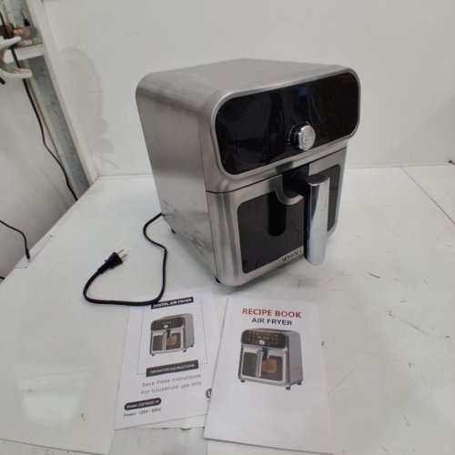 WHALL SMART AIR FRYER OVEN 17-IN-1 WITH DIGITAL TOUCHSCREEN-6QT-STAINLESS STEEL/BLACK-(MODEL:DSF602D-W) image 4