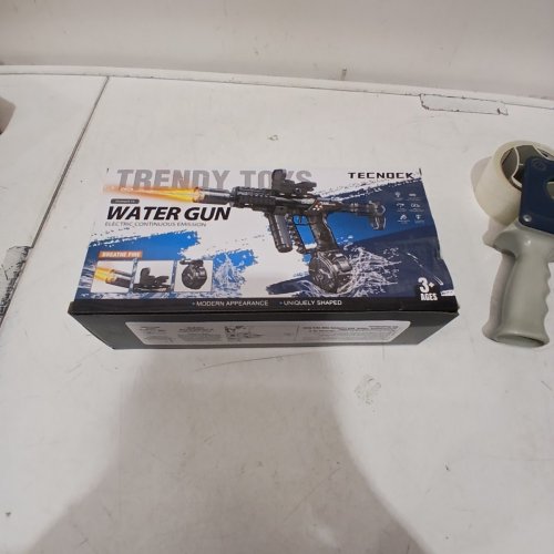 HIGH SPEED ELECTRIC WATER SQUIRT GUN - 25 TO 35FT RANGE- BLUE (CY137) image 3