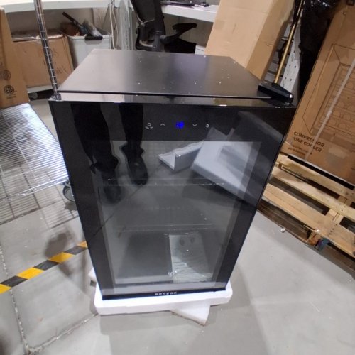 BODEGA BEVERAGE REFRIGERATOR COOLER-HOLD 120 CANS- BLACK (MODEL:JC-68A-PT) image 4