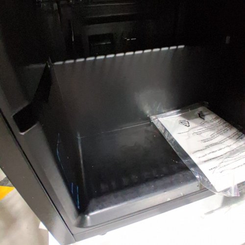 BODEGA BEVERAGE REFRIGERATOR COOLER-HOLD 120 CANS- BLACK (MODEL:JC-68A-PT) image 5