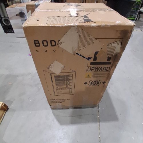BODEGA BEVERAGE REFRIGERATOR COOLER-HOLD 120 CANS- BLACK (MODEL:JC-68A-PT) image 9