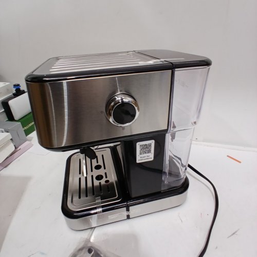 CHEFMAN EASY-BREW ESPRESSO MACHINE WITH ONE-TOUCH INTERFACE - 15 BAR - STAINLESS STEEL/BLACK (MODEL: RJ54-SS-15) image 4