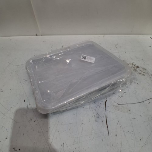3PC MIANGASTORE CAMPING BARBECUE / GRILLING PAN / STOREAGE DRAINING CONTAINER - 8" X 10" X 2" - SILVER / CLEAR (MODEL : 06461969828441) image 4