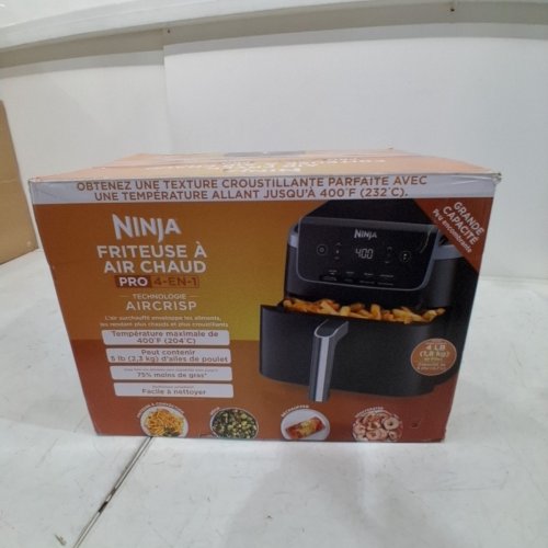 NINJA AIR FRYER PRO 4-IN-1 AIR FRYER -5QT - BLACK (MODEL: AF141C) image 4