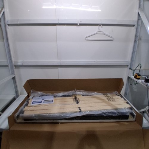 IYEE NATIRE UPHOLSTERED PLATFORM WOODEN SLAT PLATFORM BED FRAME - FULL - WHITE (MODEL: 6915) image 4
