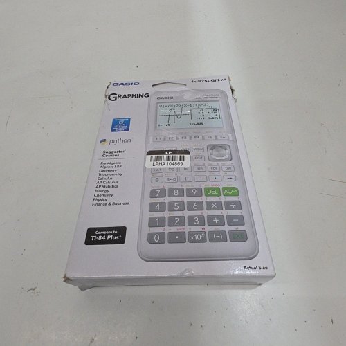 CASIO GRAPHING CALCULATOR WITH 3MB FLASH MEMORY - WHITE (MODEL: FX-9750GIII-WE) image 4