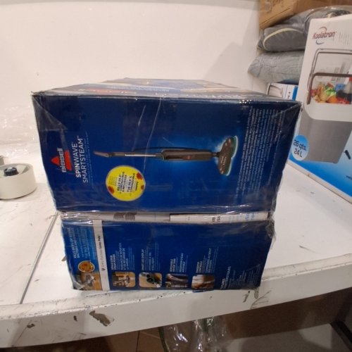 BISSELL SPINWAVE SMARTSTEAM SCRUBBING & SANITIZING SPIN MOP - 1380W - GREY/BLUE (MODEL: 3712C) image 5