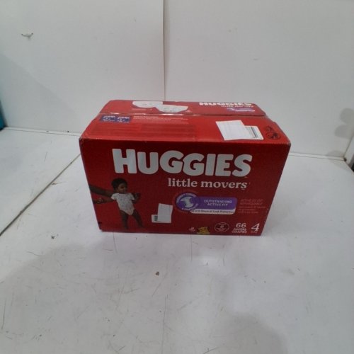 56PK HUGGIES LITTLE MOVERS DIAPERS WITH WETNESS INDICATOR - SIZE 4 - LIONKING image 4