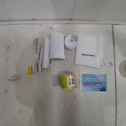 BEAUTURAL HANDHELD FOLDABLE GARMENT STEAMER - 1000W - WHITE (MODEL: 722NA-0009) image 3