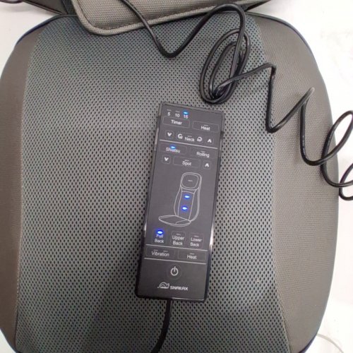 SNAILAX SHIATSU NECK & BACK MASSAGER MASSAGE CHAIR PAD WITH HEAT - SL-233 image 4
