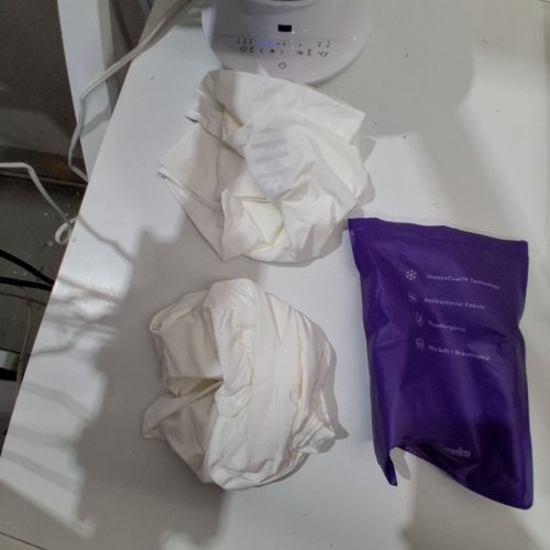 2PK MELLOW SLEEP COOLING PILLOW CASE - 20" X 27" - WHITE (MODEL: MELLOW) image 2