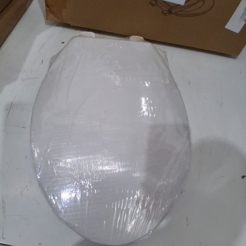 GARVEE ELONGATED SLOW CLOSE PLASTIC TOILET SEAT - 19" - WHITE (MODEL: PHO_11GXK800) image 3