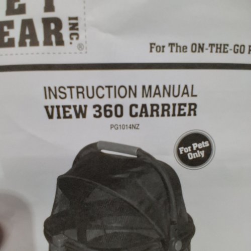 PET GEAR 360 DEGREE VIEW TRAVEL PET SAFETY CARRIER AND CAR SEAT FOR SMALL DOGS AND CATS WITH PUSH BUTTON ENTRY - 18" X 16.5" X 18.5" - BLACK (MODEL:PG1040NZBKU) image 2