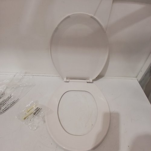 CENTOCO ROUND ELONGATED TOILET SEAT - 17" - WHITE image 2