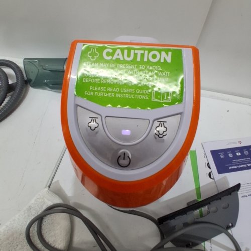 BISSELL POWERFRESH PET LIFT-OFF MULTI-SURFACE PUSH & HAND HELD STEAM CLEANER MOP - ORANGE/WHITE (MODEL: 1544A) image 2