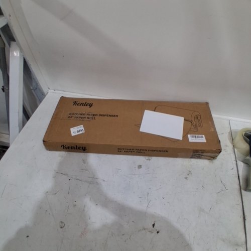 KENLEY WALL MOUNT OR TABLE TOP BUTCHER PAPER DISPENSER HOLDER AND CUTTER - 24" - STEEL image 4