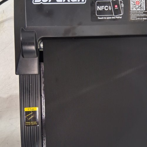 SUPERUN WALKING PAD TREADMILL WITH INCLINE - 3.8MPH - 2.5HP - 300LBS CAP - BLACK (MODEL: BA16-B) image 4