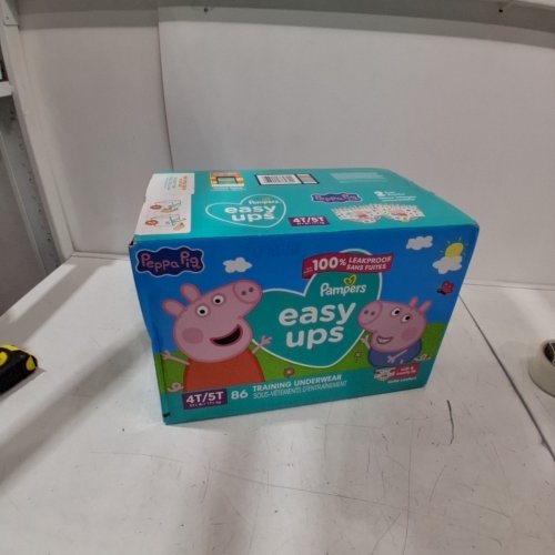 86PK PAMPERS EASY UPS DISPOSABLE TRAINING UNDERWEAR - 4T-5T - PEPPA PIG image 4