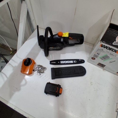 WORX 10" POWER SHARE CORDLESS CHAINSAW WITH AUTO-TENSION **TOOL ONLY** - 20V (MODEL: WG322) image 2