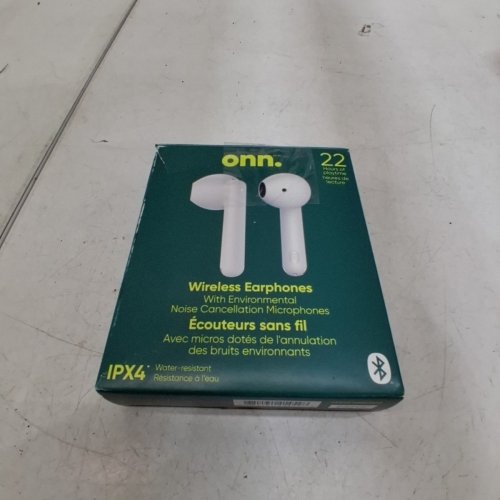 ONN WIRELESS IN-EAR EARPHONES WITH ENVIRONMENTAL NOISE CANCELLATION - 22 HOUR CHARGE - WHITE image 6